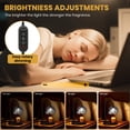 thumbnail image 3 of BEEPRINCESS Candle Warmer Lamp with Timer and Dimmable Light, Adjustable Height Jar Candle Warmer, Black Glass Shade, 2 Bulbs, 3 of 7