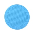 thumbnail image 1 of Trayknick Car Cup Coaster Anti-deform Groove Pattern PVC Anti-slip Round Bendable Car Drink Holder for Daily, 1 of 12