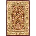 thumbnail image 2 of SAFAVIEH Chelsea Bevin Traditional Wool Area Rug, Ivory/Red, 2'6" x 4', 2 of 2