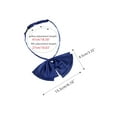 thumbnail image 2 of CORBATA DE MOÑO PREATADA PARA MUJERES INSPIRADA CHIC CON CORREA AJUSTABLE, ACCESORIO DE CUELLO, AZUL MARINO, TALLA ÚNICA, 2 of 5