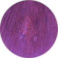 thumbnail image 1 of Ahgly Company Machine Washable Indoor Round Transitional Dark Magenta Purple Area Rugs, 3' Round, 1 of 7