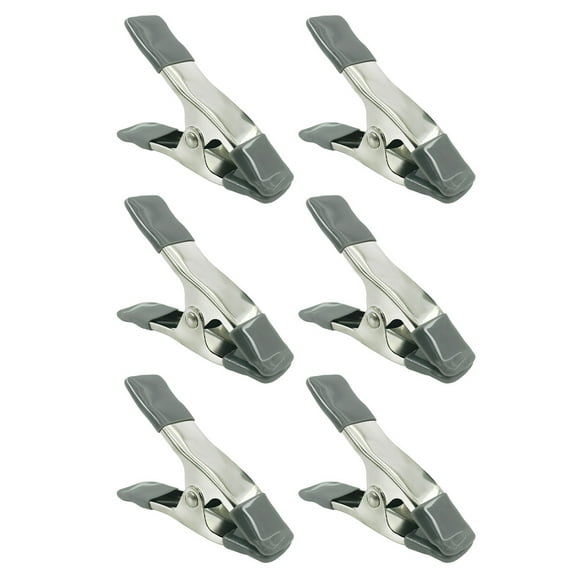 Clip 6 PCS for Canvas Heavy Duty Muslin Spring Clamps Wood Working Clips Backdrops Metal