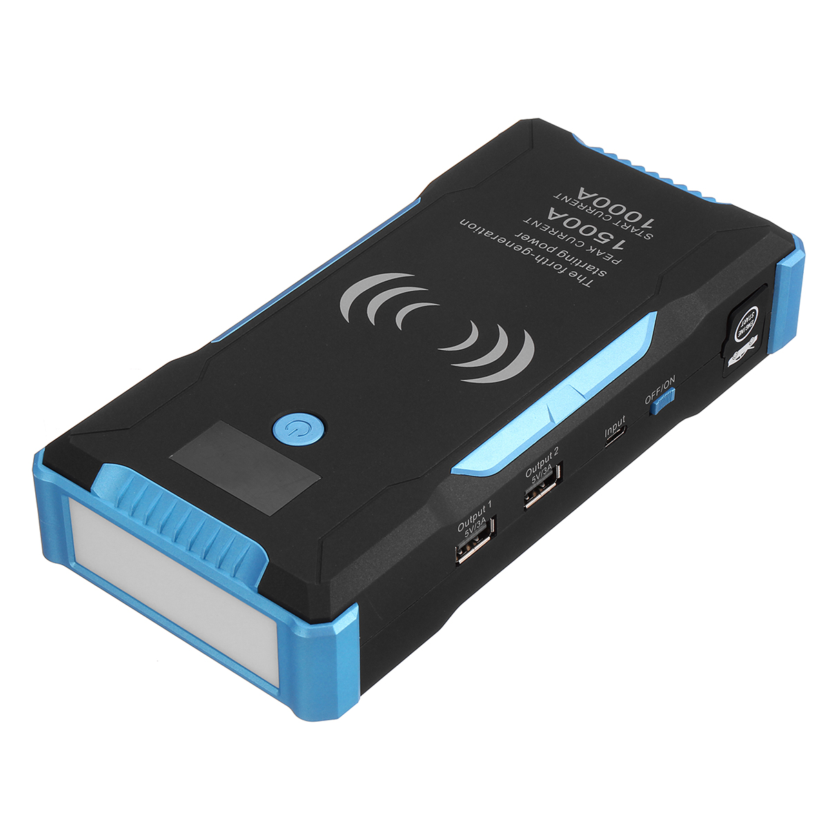 Portable 12V 18000mAh Car Jump Starter Booster Jumper Engine Emergency