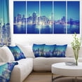 thumbnail image 1 of Blue New York City at Night Panorama, 1 of 3