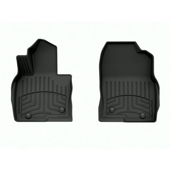 WeatherTech FloorLiner HP Custom Fit Floor Mats compatible with 2016-2019 Mazda CX-9 - 1st Row (Driver & Passenger), Black