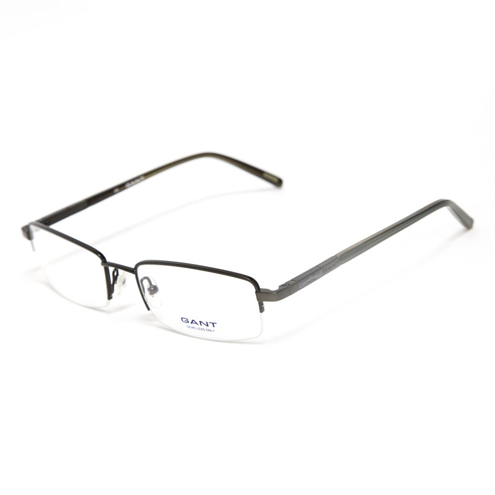 Gant Heights Semi-Rimless Eyeglass Frames 54mm Olive