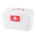 thumbnail image 1 of Caja médica de primeros auxilios familiar, estuche médico de gran capacidad, caja de medicina pequeña, coche de juguete, senderismo, actividades al, 1 of 8