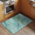 thumbnail image 2 of Rectangle Rug 2x3ft Area Rug,Teal Abstract Marble Texture Area Rugs for Living Room Bedroom,Nature Stone Agate Floor Mat Non-Slip Non-Shedding Carpet Indoor Accent Rugs, 2 of 9