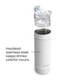 thumbnail image 6 of Bubba Water Bottle, 32 Oz, Stainless Steel, Vacuum Insulated Leakproof, DualSip 2-Way Lid, Fresh Kicks, 6 of 10