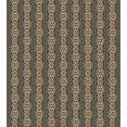 thumbnail image 3 of Ambesonne Damask Duvet Cover Set, Vertical Floral Tribal Style, Queen, Tan and Dark Grey, 3 of 6