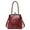 Red, variant on Deago Women's Vintage Kiss Lock Handbag PU Leather Kiss Clasp Crossbody Shoulder Bag Hobo Tote Purses Wallet (Red)