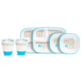 thumbnail image 1 of Splash Toddler Dining Set  Blue Sprinkles  6 Count, 1 of 6