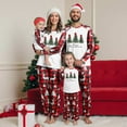 thumbnail image 4 of mgoYE Matching Christmas Pajamas for Family , Christmas Tree Letter Print Holiday PJs Sleepwear Loungewear for Men/Women/Kids/Baby(Red,9-12 Months), 4 of 9