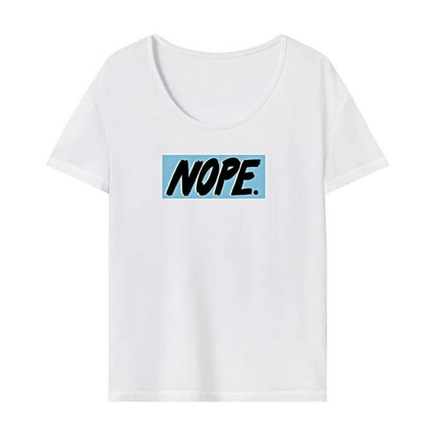 Camiseta de mujer con cuello redondo, camiseta básica para senderismo, viajes de compras XL