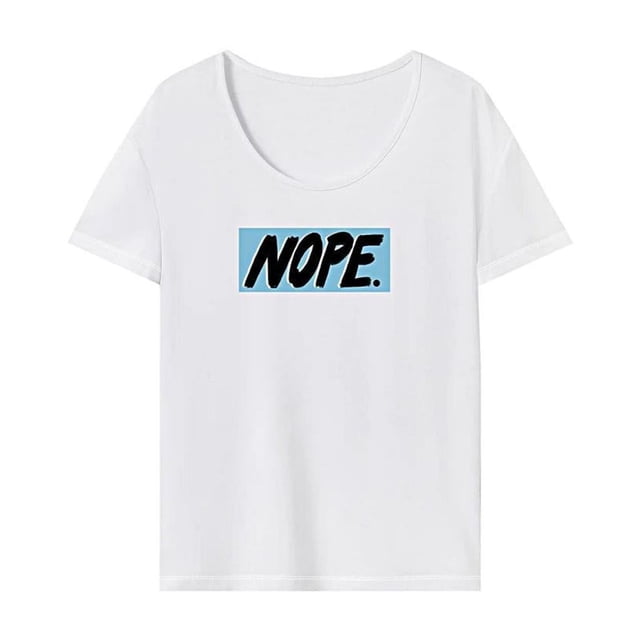 Camiseta para mujer con cuello redondo, ropa de verano, camisetas para ir de compras, trabajo, vacaciones SG