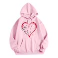thumbnail image 3 of WEAIXIMIUNG Chandails en Molleton pour Femmes avec Poches Manches Longues Col Rond Poche Imprimé Cœur Saint-Valentin, 3 of 3