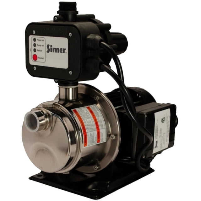 Bomba presurizadora Simer 4075SS-01 de 3/4 HP 115 V