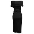 thumbnail image 5 of CHGBMOK Plus Size Dresses for Women Summer Bandage Solid Color Backless Strapless Party Long Maxi Dress Sizes S-3XL, 5 of 8