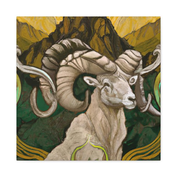 Mountain Monarch Portrait - Canvas