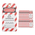 thumbnail image 3 of Safety Tag, 30PCS Lockout Sign Security Warning  for Industry Chemistry, 3 of 8