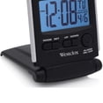 thumbnail image 4 of Westclox Folding Travel Alarm Clock Digital LCD Battery Operated Black, 6-Pack, 4 of 7
