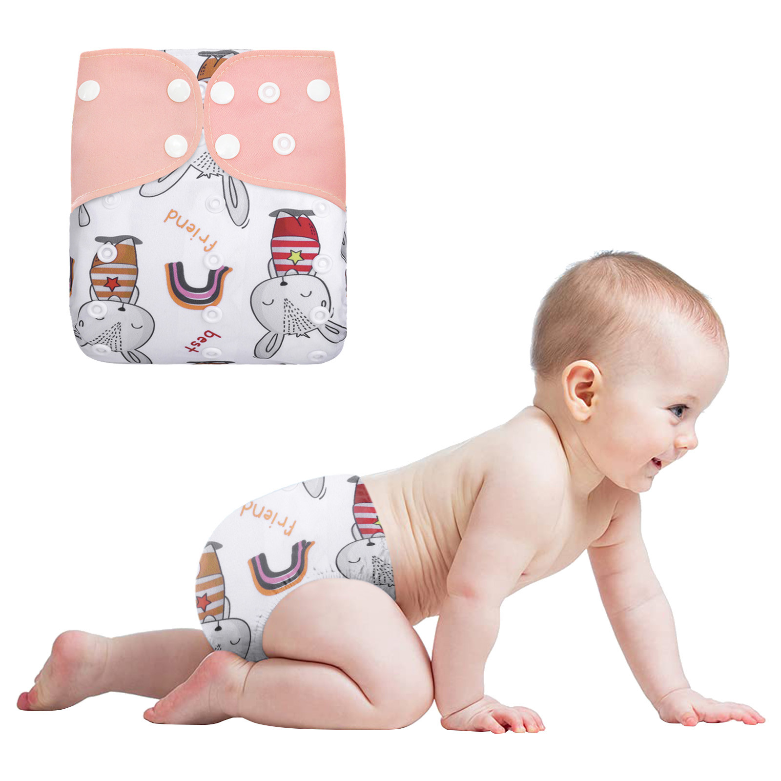 sunhillsgrace baby care baby cartoon reusable waterproof adjustable