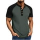 thumbnail image 2 of pstuiky Camisas de vestir de manga corta para hombre, Blusa informal de manga corta con cuello vuelto y media cremallera para hombre camisas casuales para hombre xxl, 2 of 7