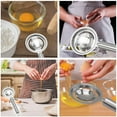 thumbnail image 2 of Stainless Steel Egg Separator -Egg Yolk and White Separation Tool Easy Effi, 2 of 9
