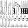 thumbnail image 1 of Cubiertos Acero Inoxidable Juego de 24 Piezas con Cuchillos para Filete Cubiertos para 4 Personas Uso Doméstico y Restaurante, 1 of 7