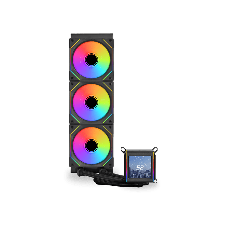 LIAN LI Galahad II LCD SL-INF 360 Black Liquid Cooler, Water PC