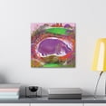 thumbnail image 6 of "Hippo in the Sunrise" - Canvas, 6 of 25