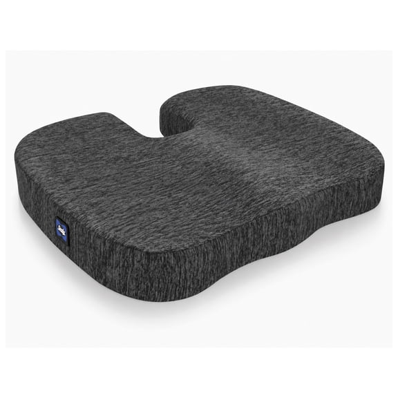 Sealy Pressure Relief Memory Foam Wheelchair Seat Cushion, Black