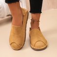 thumbnail image 2 of Solid Round Toe -On Loafers for Women Casual Comfort Walking Shoes, 2 of 9