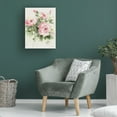 thumbnail image 3 of Canvas Wall Art - Jean Plout 'Washy Pink Roses A' Wall Art for Living Room, Bedroom, or Office Décor by Trademark Fine Art - 14 x 19 Inches, 3 of 4