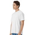 thumbnail image 4 of Gildan Adults Light Cotton White T-Shirt, Blank Shirt, Men’s Lightweight Crew Tees, Packs 9, L, 4 of 5