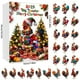 thumbnail image 3 of Calendario de cuenta regresiva para Navidad 2025 con gallo | Calendario de Adviento de 24 días con adorno colgante plano de acrílico | Decoración festiva conmemorativa para pared o árbol, 3 of 5