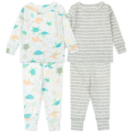 

Mac & Moon 4-Piece Organic Cotton Pajama Baby & Toddler Boy 6M-5T