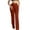 Brown, variant on Women's Elegant Dressy Casual Pants Classic Solid Breathable Trendy Fashion Loose Comfy Pants Mid Waist Slim Elegant Pants Travel New Style Pink M