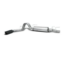 Black Elite Cat-Back Dual Sport Exhaust System, Stainless Fits select: 2021 ,2023 FORD F150 SUPER CAB