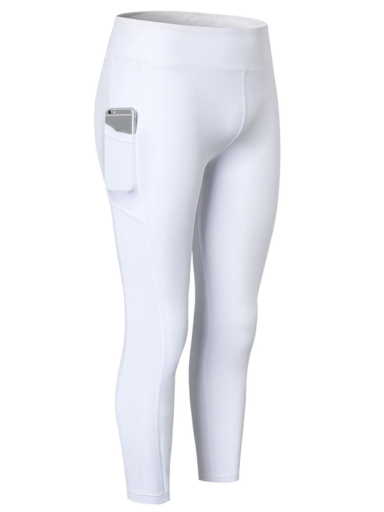 Pocket Activewear White Yoga Pants XXL 