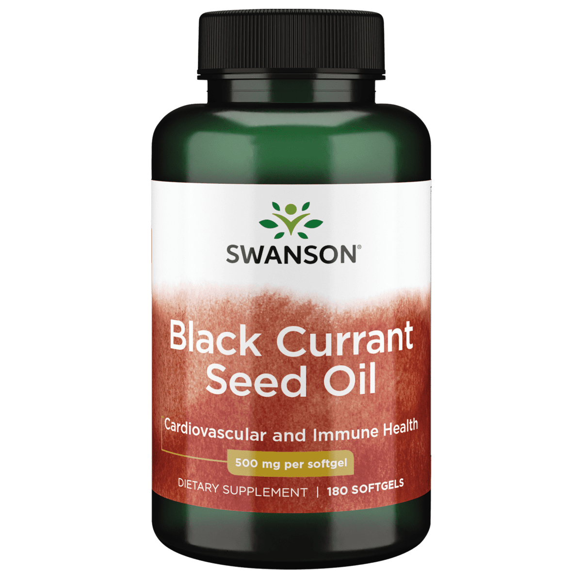 Swanson Black Currant Seed Oil Gla (Omegatru) 500 mg 180 Softgels -  