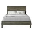 thumbnail image 3 of Castle Place Modern Queen Wooden Bed, Dark Grey, 3 of 8