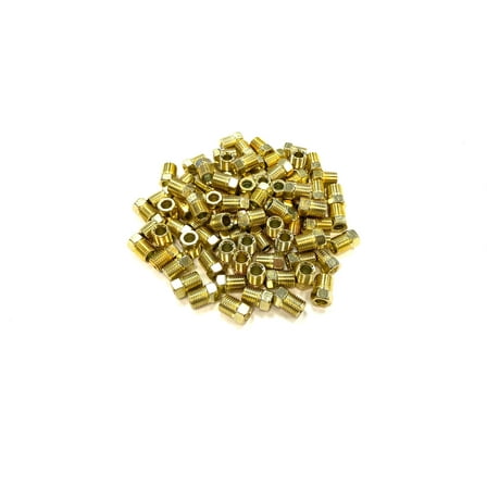 The Stop Shop Inverted Flare Steel Metric 10x1mm Brake Line Fittings For 3/16 Inch Tubing (Pack of 50)