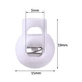 thumbnail image 1 of Destyer 50pack/lot Plastic Stopper Cord Spring For Easy Cords Secure And Tidy Cord Lock Plastic Cord Buckle, 1 of 6