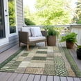 thumbnail image 3 of Dalyn Rugs Machine Washable Indoor/Outdoor Chantille Olive 10' x 14' Rug, 3 of 9