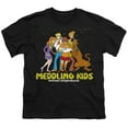 thumbnail image 2 of Scooby Doo! Meddling Kids Kids T Shirt (Large) for Youth Toddler Boys and Girls, Black, 2 of 5