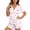 Multicolor-5, variant on BaoFuBaoMei Button up Pajamas Women Shorts Set 2 Piece Heart Printed Pjs Sleepwear Short Sleeve Tops and Shorts Loungewear Cozy Soft Sleepwear