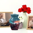thumbnail image 6 of JAGASY Bike Urn for Ashes Adult Male & Female, Blue Small Urns for Human Ashes Keepsake, Sunset Cemetery Tree Decorative Urns for Mom, Memorial Mini Cremation Urn for Dad, (3 Inch), 6 of 7