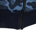 thumbnail image 6 of Fesfesfes Mens Sweater Winter Hoodie Jacket Zipper Long Sleeve Hooded Knitted Sweater Tops Outwear Coat Clearance, 6 of 7