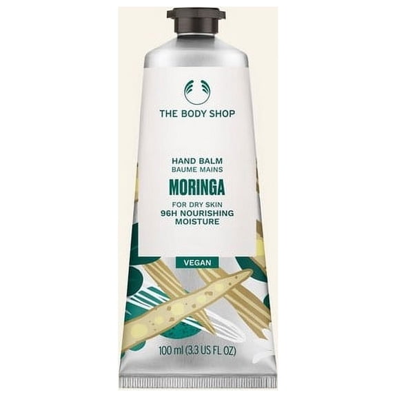 The Body Shop Moringa On-the-Go Hand Cream Hydration and Protection Floral Fragrance 3.3 oz